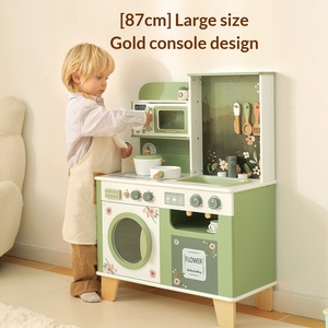 Juego de Cocina de Madera de Alta Calidad para Niños, Juguete Educativo de Cocina Realista, Regalo de Cumpleaños Perfecto para Niños Pequeños - Product Image 2