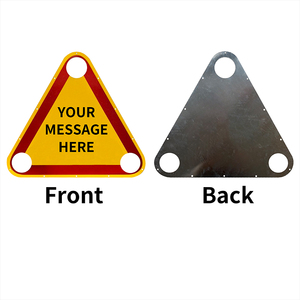 France panneau de <span class=keywords><strong>signalisation</strong></span> travaux <span class=keywords><strong>Triangle</strong></span> de <span class=keywords><strong>signalisation</strong></span> de chantier Double face AK5 TRIFLASH sur pieds lyonnais - Product Image 3
