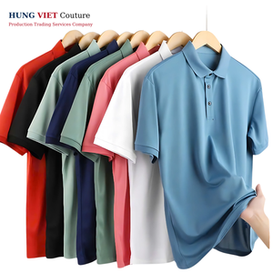 Polo uni pour hommes Uniformes d'équipe sportives abordables, respirants et résistants aux taches, grandes tailles - Product Image 2