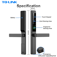 Kunci Pintu Aluminium Tolink Grosir Kunci Pintu Digital dengan Kode untuk Pintu Geser