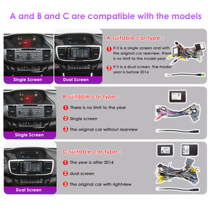מערכת סטריאו לרכב CARUPEZ בגודל 10 אינץ' עם מערכת הפעלה אנדרואיד עבור הונדה אקורד דור 9 2013-2016 |   8 ליבות |   משדר FM של טסלה סִגְנוֹן ניווט GPS DSP לשנה אחת - Product Image 6