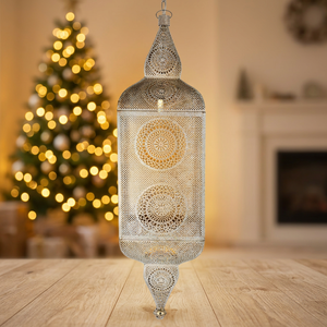 Farol Decorativo Moderno para el Hogar, Diseño Creativo de Metal Recortado, para Decoración de Diwali y Navidad, Portavelas a Bajo Precio - Product Image 3