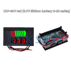 Batteria AI-KSEN del veicolo elettrico 12/24/48/60/72/84V, Display del misuratore di livello della batteria, tensione della batteria al litio CC - Product Image 6