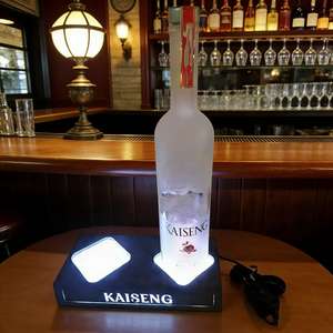 Exhibidor de Botellas de Roca Volcánica para <span class=keywords><strong>Tequila</strong></span>, VODKA, Iluminador de Botellas, Soporte para Botellas de Vino, Exhibidor de Cerveza - Product Image 6