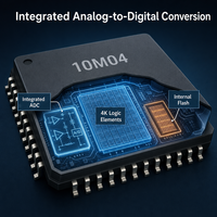 Microcontrolador FPGA 10M04SAM153C8G, Circuito Integrado con 112 E/S y Paquete 153MBGA, Componente Electrónico de Montaje Superficial