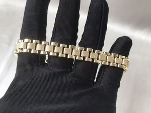 Bracelet pour homme et femme, luxe, plaqué or, acier inoxydable, bracelet de poignet pour homme - Product Image 6