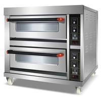 Four à pâtisserie électrique en acier inoxydable RTK pour la vente en gros, idéal pour les pizzerias, boulangeries et pâtisseries