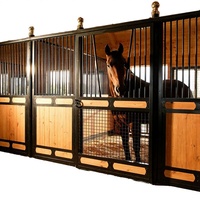 Écurie à chevaux en acier galvanisé 2,5x4m, contrôle environnemental précis pour climats variés, garantie 5 ans, personnalisable