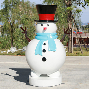 Esculturas Comerciales Grandes de Caramelo en Forma de Bastón, Muñeco de Nieve, Manualidades, Decoraciones Navideñas de Papá Noel en Trineo - Product Image 3