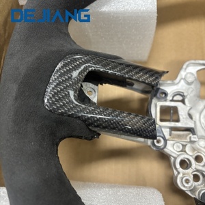 Dejiang พวงมาลัยคาร์บอนไฟเบอร์แบบเต็มรูปแบบ D/FLAT/<span class=keywords><strong>F1</strong></span>รูปร่างสำหรับ Mustang ST RS GT 500 350อัพเกรด - Product Image 3
