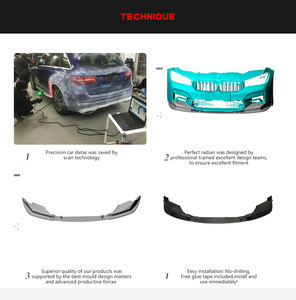 Divisor de Labios Delantero de Fibra de Carbono para <span class=keywords><strong>BMW</strong></span> <span class=keywords><strong>M5</strong></span> LCI <span class=keywords><strong>Competition</strong></span> Sedán de 4 Puertas 2021 - Product Image 6