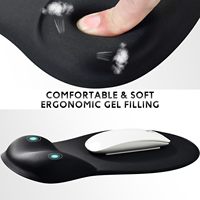 Protège-poignets en forme de goutte d'eau, tapis de souris, repose-poignets, antidérapant, pour ordinateur portable, clavier, support pour les mains