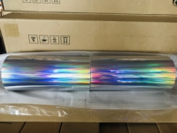 Rollo de hoja de vinilo brillante resistente a los rayos UV resistente al agua imprimible con láser holográfico para etiqueta de impresión Digital de letrero