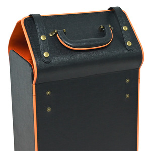 Boîte à vin Xinxin en cuir de haute qualité, portable, avec couvercle ouvrable, pour le stockage de boissons, vente en gros - Product Image 3