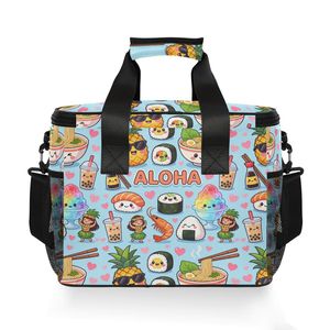 Bolsa Térmica para Almuerzo Aloha Collection con Diseño de <span class=keywords><strong>Spam</strong></span> <span class=keywords><strong>Musubi</strong></span>, Forro de PEVA, Logotipo Personalizado, Ideal para Entrega de Comida, Picnic y Camping - Product Image 2