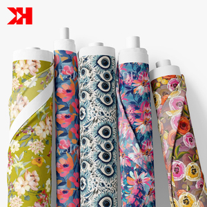 Kahn cotton hữu cơ tự do London Tana vải cỏ in cho váy của cô gái - Product Image 1