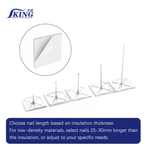 IKING Self <strong>Adhesive</strong> Stick Stuck up <strong>Pin</strong> Insulation <strong>Pins</strong> Stick <strong>Pins</strong> for Insulation Toolstation - Product Image 4