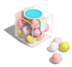 2*2*2 "almacenamiento en el hogar cuadrado dulce azúcar cubo boda Favor claro plástico <span class=keywords><strong>comida</strong></span> contenedor acrílico caja de dulces con tapa - Product Image 1