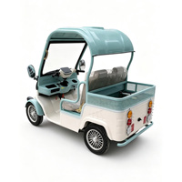 Carrito de Golf Eléctrico Holladay con Toldo, Scooter de Movilidad para Personas Mayores de 4 Ruedas, Carrito Eléctrico de Compras Doméstico Pequeño y Potente de 48V
