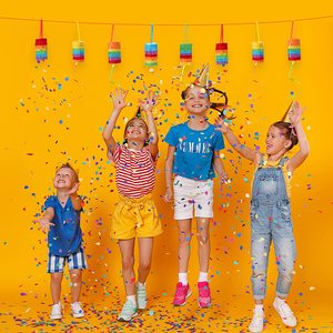 Nicro Custom DIY Pull String <strong>Pinatas</strong> Fiestas Kids Birthday Photo Prop Birthday Party Favor Foldable Mini Cylinder Paper Pinata - Product Image 4
