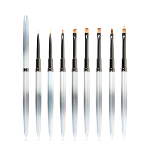 Pinceau Liner pour Nail Art, Manche en Plastique et Métal, Stylo de Dessin pour Gel, Ligne et Cristal Acrylique, Outil Professionnel Personnalisable avec Logo et Couleur - Product Image 1