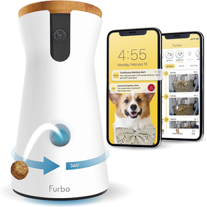 Cámara <span class=keywords><strong>Furbo</strong></span> 360 para Perros y Comedero Automático, Monitor para Mascotas con Aplicación, Vista de 360°, Visión Nocturna en Color, Seguimiento Automático, Dispensador de Golosinas, Alerta de Ladridos - Product Image 3
