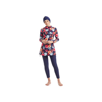 Vente en gros de vêtements islamiques modestes à couverture complète et à manches longues pour femmes maillots de bain musulmans de grande taille avec soutien-gorge