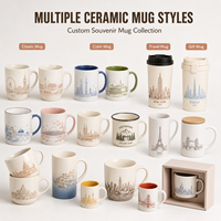 Tasse en céramique Perle Orientale de Shanghai, Chine, avec motif de l'horizon urbain, fabriquée pour les cadeaux de voyage, vente en gros, aéroports et vente au détail