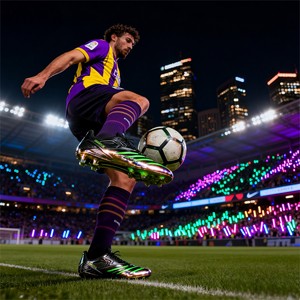 Scarpe da Calcio Personalizzate OEM di Alta Qualità, Leggere e Traspiranti con Suola Intermedia in TPU, Modello Basso alla Moda per Uomo, Invernali/Estive - Product Image 4