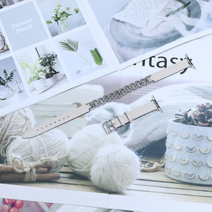 <span class=keywords><strong>Bracelet</strong></span> en <span class=keywords><strong>cuir</strong></span> véritable Hermes Double Tour pour <span class=keywords><strong>Apple</strong></span> <span class=keywords><strong>Watch</strong></span> Ultra 49 mm, <span class=keywords><strong>bracelet</strong></span> de montre en métal 20 mm - Product Image 4