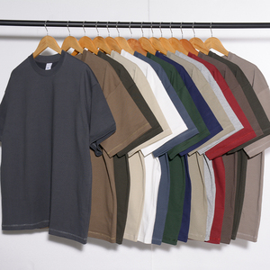 T-shirt Homme Vierge en Coton de Qualité Personnalisable, Coupe Ample et Épaules Tombantes, Taille Oversize – Vente en Gros - Product Image 1