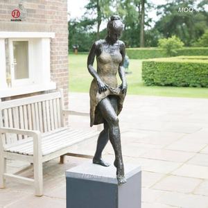 В натуральную величину открытый сад обнаженная женщина бронзовая скульптура статуя для продажи - Product Image 6