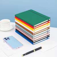 Carnet Zodiaque A6 Beneme en Cuir PU Épais, Reliure Cousue, 80 Feuilles, Journal Exécutif Académique, Style Couverture Rigide, Cadeau Idéal pour l'Université