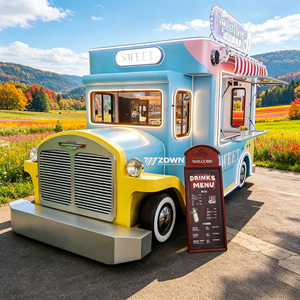 Camions de restauration personnalisés, machines de cuisine, camions de crème glacée, camions de barbecue, chariots à pizza, chariots à café, remorques alimentaires mobiles - Product Image 6