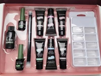 Vernis à ongles en gel UV Solution antidérapante pour ongles Kit de polygels pour ongles Kit d'extension en poly gel Kit de gel Arcylics