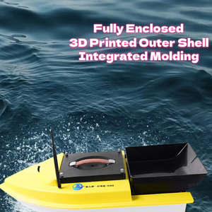 Bateau à appât sans balais 12V 60000mAh Télécommande 500m Hélice 65mm 4 pales Retour automatique GPS Pêche à la carpe Livraison d'appât Tirage de filet OEM - Product Image 4