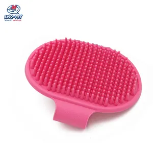 Pet Health Care Products Grooming Tools Natural Non-toxic Rubber Pet Bath Pet Massage Brush for Dogs and Cats