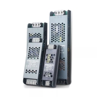 Controlador LED de Corriente Constante y Voltaje de 12v 24v CA CC, Fuente de Alimentación Conmutada para CCTV, IP20, Interior, Ultra Delgado, SMPS, Fuente de Alimentación Única