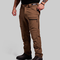 Pantalons de randonnée personnalisés pour hommes, séchage rapide, légers, imperméables, tactiques, avec poches zippées, pantalons de travail pour la pêche en plein air