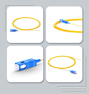 Cable de Fibra Óptica para FTTH 9/125 G652D G657A 0.9mm 2mm 3mm SC LC UPC SM Compatible con Redes POE 4G GSM SDK GPRS - Product Image 2