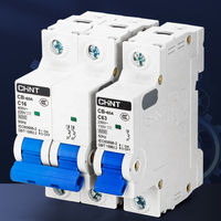 Disjoncteur miniature CHINT CB-60A CB-125A AC&DC 1P 2P 32A 63A 100A pour énergie solaire nouvelle génération