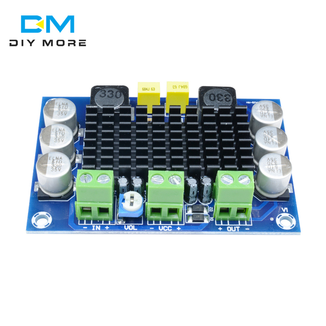TPA3116 TPA3116DA DC 12V-26V 100W Mono Channel Digital Audio Amplifier Board Stereo AMP Module High Power Supply Voltage