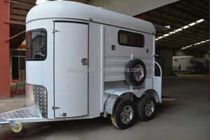 مقطورة خيول <span class=keywords><strong>2</strong></span> عالية الجودة معتمدة من شركة ADR (تصدير إلى الاتحاد الأفريقي ، والدولار ، والخيل ، والرو) - Product Image 5