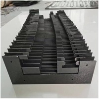 Prix usine couvercle en caoutchouc anti-poussière soufflet fraiseuse accordéon soufflet couverture