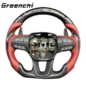 Vente directe d'usine de volants sport en fibre de carbone forgée pour Dodge Charger SRT et Durango Hellcat, personnalisable - Product Image 6