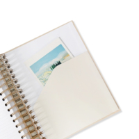 Planificateur d'impression personnalisé Journaux d'autosoins à couverture rigide en cuir avec objectif non daté Pages de cahier de bureau Planificateur hebdomadaire non daté