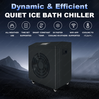 Refroidisseur d'eau à faible bruit avec refroidisseur, mini refroidissement le plus rapide avec WIFI, ozone, petit refroidisseur d'eau, bain de glace