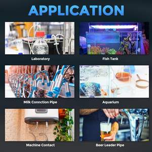 Chengda ท่อซิลิโคนเกรดอาหาร1/4 "id x <span class=keywords><strong>3</strong></span>/8" OD อุณหภูมิสูงความยาว50ft ชัดเจนสำหรับการผลิตไวน์ที่บ้านทำเบียร์ - Product Image 6