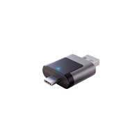 2 en 1 inalámbrico Carplay Android Auto adaptador Plug and Play Smart Dongle Mini USB Dongle para fábrica con cable CarPlay Android Auto