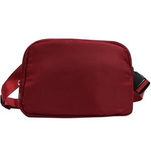 Großhandel Frauen Wasserdichte Nylon Taille Pack Umhängetasche Überall Gürtel Schwarz Frauen Gürtel tasche Custom ized Logo - Product Image 4